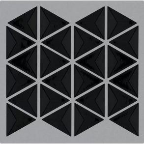 Black Triangular - ceramic tile